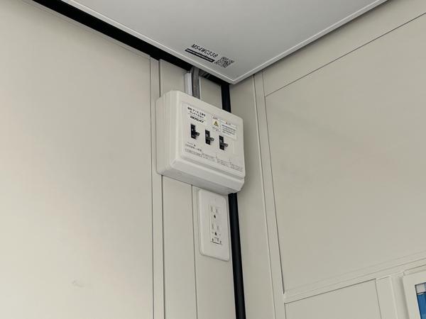 茨城県神栖店/展示場の新棟ユニットハウス・プレハブ・コンテナハウス47MSL(3.02坪)の各設備の分電盤