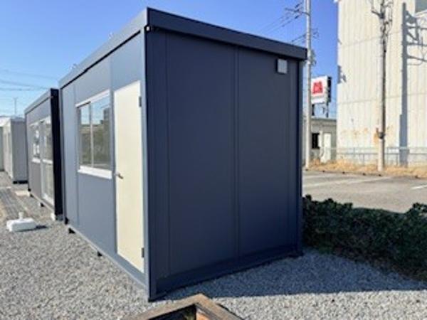 静岡県富士店/展示場の新棟ユニットハウス・プレハブ・コンテナハウス38MSL(2.43坪)の本体の外観