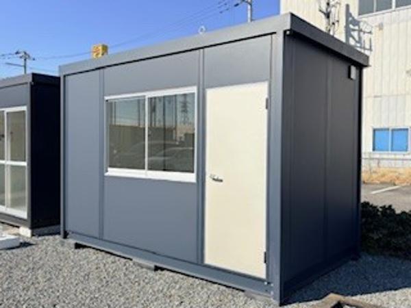 静岡県富士店/展示場の新棟ユニットハウス・プレハブ・コンテナハウス38MSL(2.43坪)の本体の外観