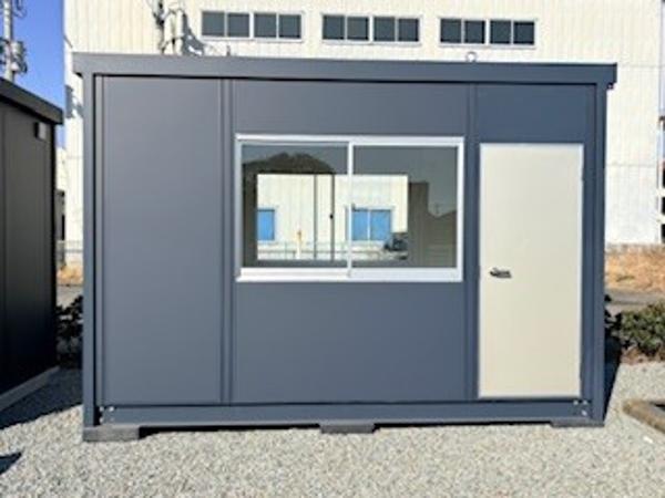 静岡県富士店/展示場の新棟ユニットハウス・プレハブ・コンテナハウス38MSL(2.43坪)の本体の外観
