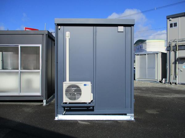 京都府亀岡店/展示場の新棟ユニットハウス・プレハブ・コンテナハウス38MSL(2.43坪)の本体の外観