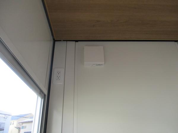 京都府亀岡店/展示場の新棟ユニットハウス・プレハブ・コンテナハウス38MSL(2.43坪)の各設備の給気口