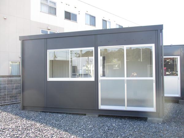 山口県岩国店/展示場の新棟ユニットハウス・プレハブ・コンテナハウス47MSL(3.02坪)の本体の外観