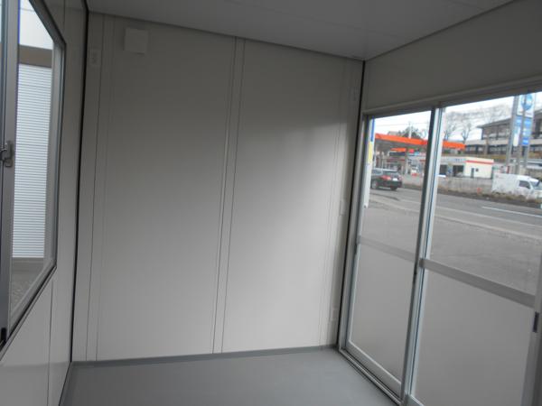 福島県須賀川店/展示場の新棟ユニットハウス・プレハブ・コンテナハウス38MSL(2.43坪)の本体の内観