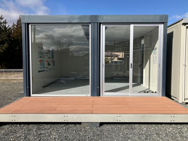 宮城県登米店/展示場の中古ユニットハウス・プレハブ・コンテナハウス57MS1 SOHO(7.76坪)の本体の外観