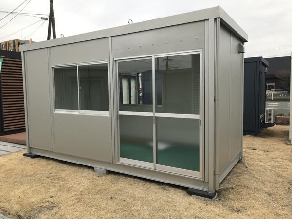 熊本県熊本出張所/熊本菊陽総合展示場の新棟ユニットハウス・プレハブ・コンテナハウス47MSL(3.02坪)の本体の外観