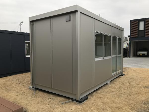 熊本県熊本出張所/熊本菊陽総合展示場の新棟ユニットハウス・プレハブ・コンテナハウス47MSL(3.02坪)の本体の外観