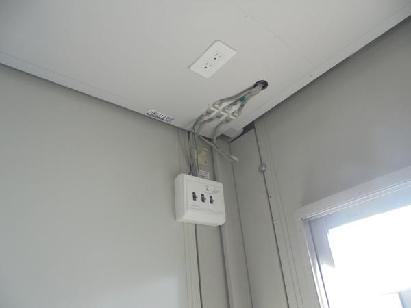 岡山県岡山営業所/展示場の中古ユニットハウス・プレハブ・コンテナハウスCT-41J(2.83坪)の各設備の分電盤