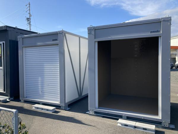 静岡県島田店/展示場の新棟ユニットハウス・プレハブ・コンテナハウスPanda2.0 PS2(1.05坪)の本体の外観