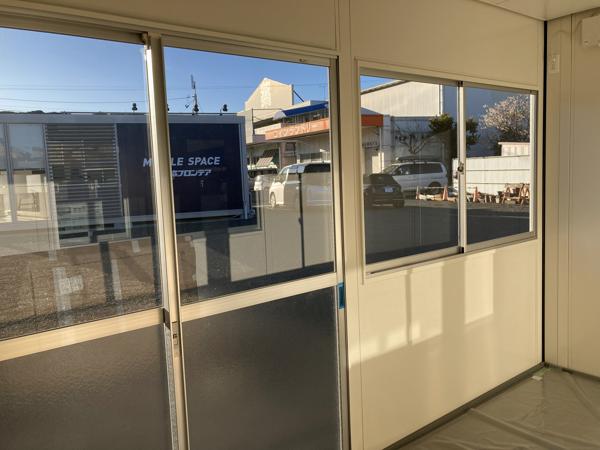 静岡県島田店/展示場の新棟ユニットハウス・プレハブ・コンテナハウス38MSL(2.43坪)の本体の内観