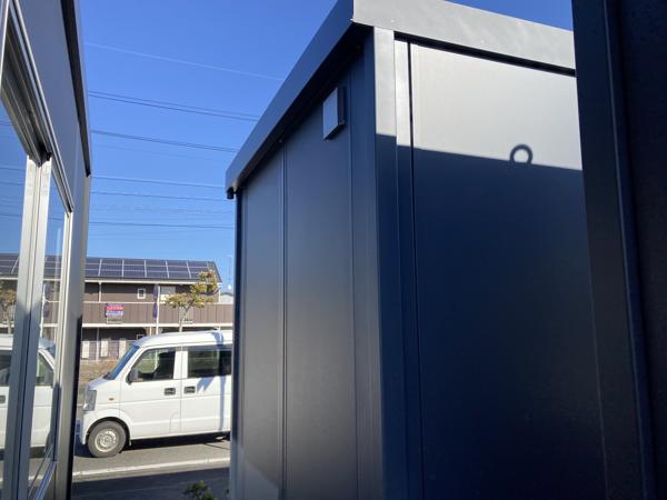 静岡県島田店/展示場の新棟ユニットハウス・プレハブ・コンテナハウス47MSL(3.02坪)の本体の外観