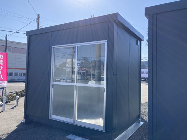 静岡県島田店/展示場の新棟ユニットハウス・プレハブ・コンテナハウス29MSL(1.84坪)の本体の外観
