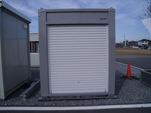埼玉県花園インター店/展示場の新棟ユニットハウス・プレハブ・コンテナハウスPanda2.0 PS2(1.06坪)の本体の外観