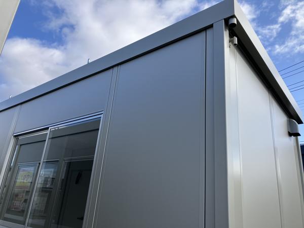 宮城県登米店/展示場の新棟ユニットハウス・プレハブ・コンテナハウス47MSL(3.02坪)の本体の外観