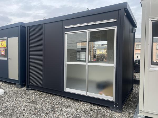 東京都町田店/展示場の新棟ユニットハウス・プレハブ・コンテナハウス38MSL(2.43坪)の本体の外観