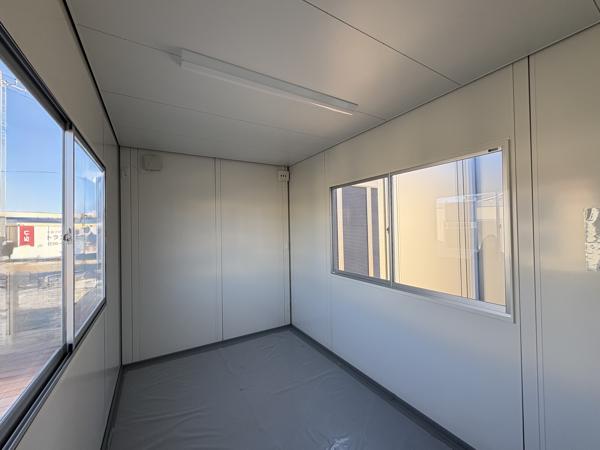 埼玉県川越店/展示場の新棟ユニットハウス・プレハブ・コンテナハウス38MSL(2.43坪)の本体の内観