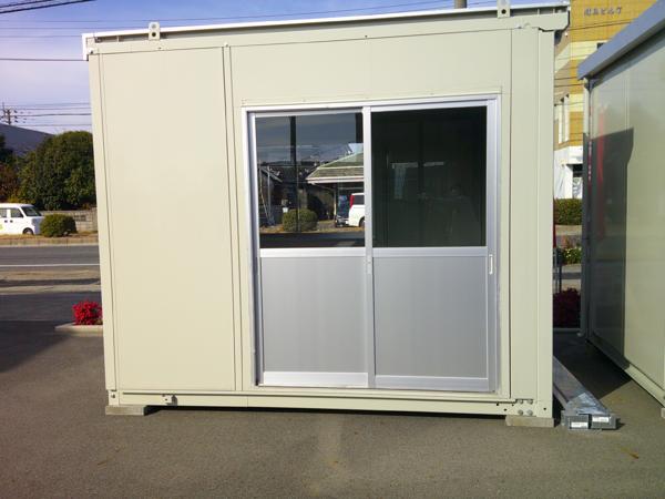 山口県宇部店/展示場の中古ユニットハウス・プレハブ・コンテナハウスCT-32J(2.16坪)の本体の外観