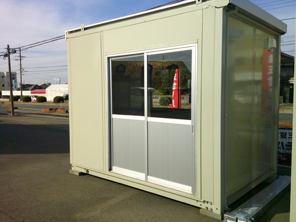 山口県宇部店/展示場の中古ユニットハウス・プレハブ・コンテナハウスCT-32J(2.16坪)の本体の外観