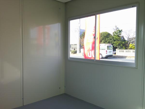 山口県宇部店/展示場の中古ユニットハウス・プレハブ・コンテナハウスCT-32J(2.16坪)の本体の内観