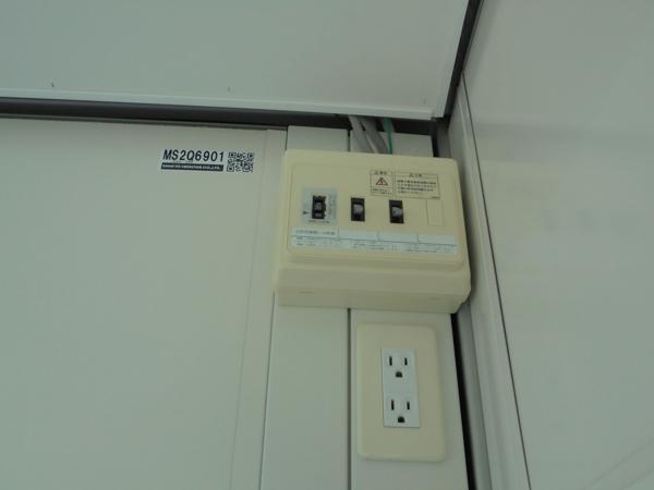 宮城県大崎店/展示場の新棟ユニットハウス・プレハブ・コンテナハウス29MSL(1.84坪)の各設備の分電盤