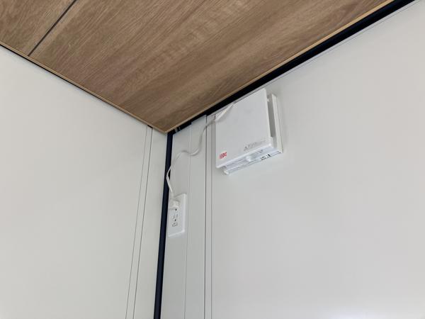 栃木県矢板店/展示場の新棟ユニットハウス・プレハブ・コンテナハウス47MSL(3.02坪)の各設備の換気扇