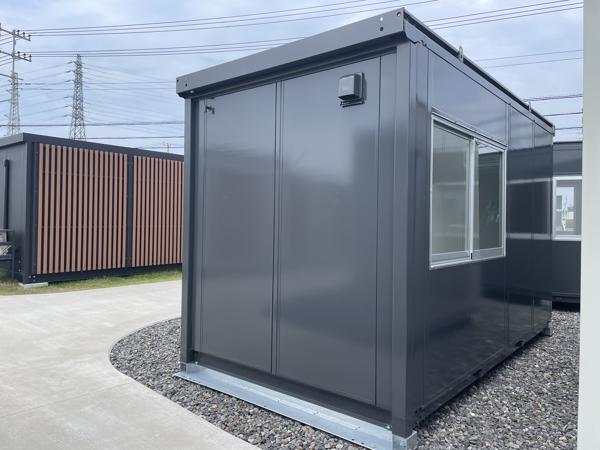 茨城県神栖店/展示場の中古ユニットハウス・プレハブ・コンテナハウスルーバー付き