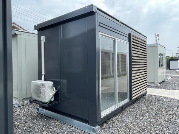 茨城県神栖店/展示場の中古ユニットハウス・プレハブ・コンテナハウスルーバー付き