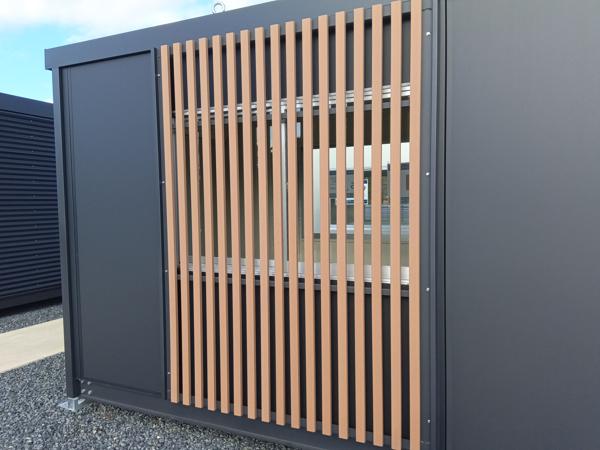 千葉県成田店/展示場の新棟ユニットハウス・プレハブ・コンテナハウス47MSL(3.02坪)の本体の外観