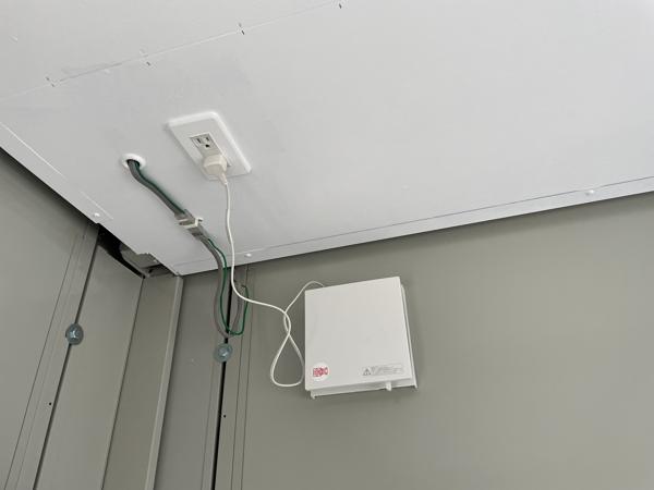 熊本県熊本店/展示場の中古ユニットハウス・プレハブ・コンテナハウスCT-41J(2.83坪)の各設備の換気扇