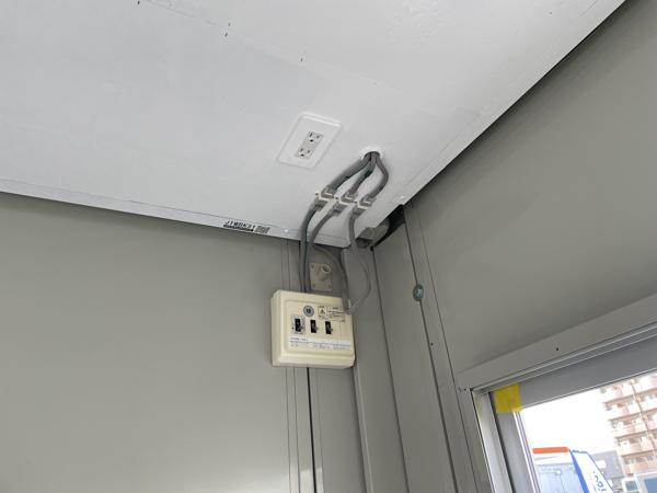 熊本県熊本店/展示場の中古ユニットハウス・プレハブ・コンテナハウスCT-41J(2.83坪)の各設備の分電盤