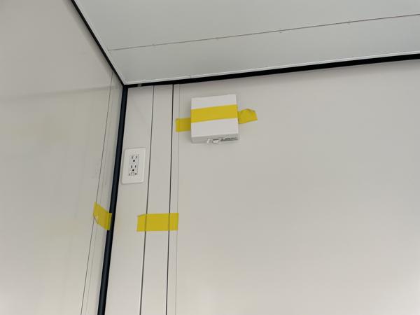 熊本県熊本店/展示場の新棟ユニットハウス・プレハブ・コンテナハウス29MSL(1.84坪)の各設備の給気口