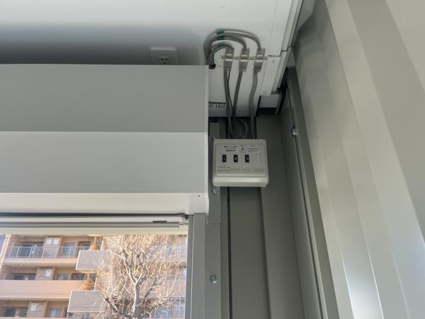 東京都町田店/展示場の中古ユニットハウス・プレハブ・コンテナハウスCT-41JG(2.83坪)の各設備の分電盤