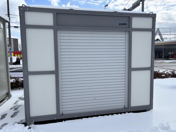 石川県小松店/展示場の新棟ユニットハウス・プレハブ・コンテナハウスPanda3.0 PS3K(1.60坪)の本体の外観