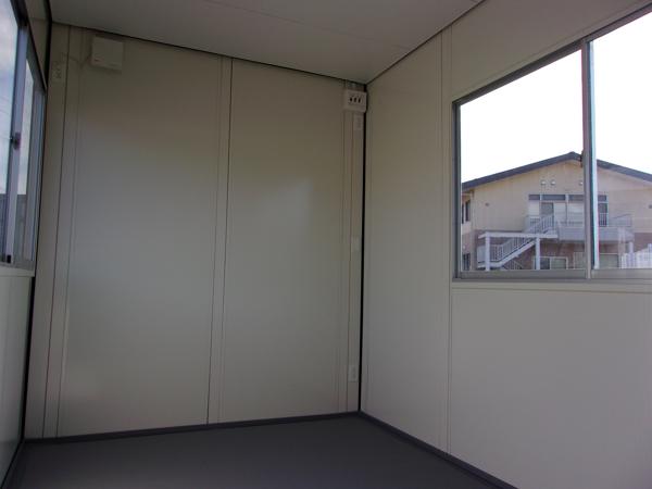 福島県白河店/展示場の新棟ユニットハウス・プレハブ・コンテナハウス38MSL(2.43坪)の本体の内観