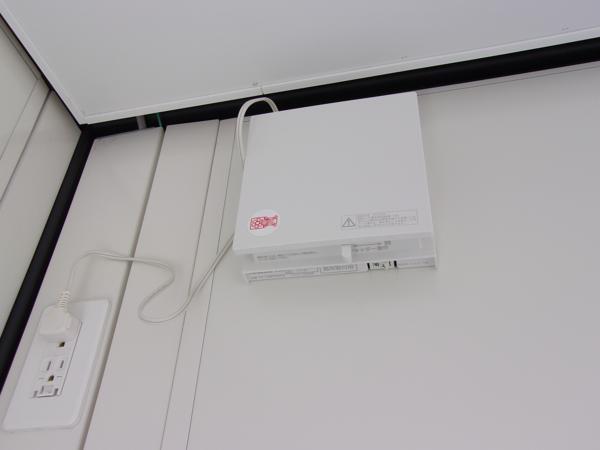 福島県白河店/展示場の新棟ユニットハウス・プレハブ・コンテナハウス38MSL(2.43坪)の各設備の換気扇