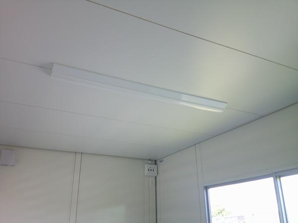 京都府木津川店/展示場の新棟ユニットハウス・プレハブ・コンテナハウス38MSL(2.43坪)の各設備の照明器具