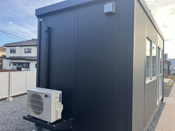 長野県長野店/展示場の新棟ユニットハウス・プレハブ・コンテナハウス47MSL(3.02坪)の本体の外観