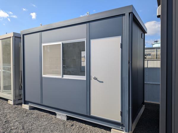 愛媛県松山出張所/総合展示場の新棟ユニットハウス・プレハブ・コンテナハウス38MSL(2.43坪)の本体の外観