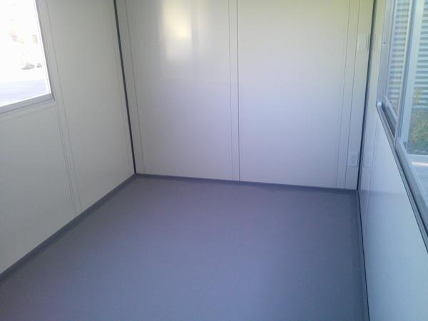 埼玉県熊谷店/展示場の新棟ユニットハウス・プレハブ・コンテナハウス38MSL(2.43坪)の本体の内観