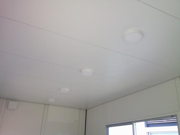 京都府木津川店/展示場の新棟ユニットハウス・プレハブ・コンテナハウス47MSL(3.02坪)の各設備の照明器具