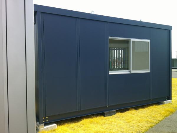 京都府木津川店/展示場の新棟ユニットハウス・プレハブ・コンテナハウス47MSL(3.02坪)の本体の外観