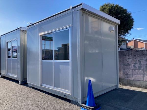 群馬県前橋店/展示場の中古ユニットハウス・プレハブ・コンテナハウスCT-32J(2.16坪)の本体の外観
