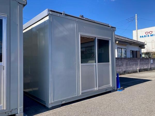 群馬県前橋店/展示場の中古ユニットハウス・プレハブ・コンテナハウスCT-32J(2.16坪)の本体の外観