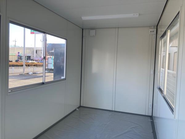 群馬県前橋店/展示場の新棟ユニットハウス・プレハブ・コンテナハウス47MSL(3.02坪)の本体の内観