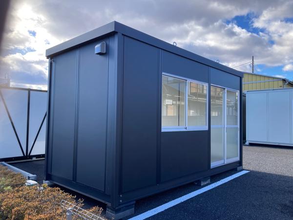 群馬県前橋店/展示場の新棟ユニットハウス・プレハブ・コンテナハウス47MSL(3.02坪)の本体の外観