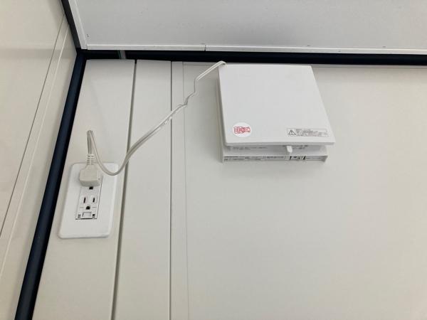 群馬県前橋店/展示場の新棟ユニットハウス・プレハブ・コンテナハウス47MSL(3.02坪)の各設備の換気扇