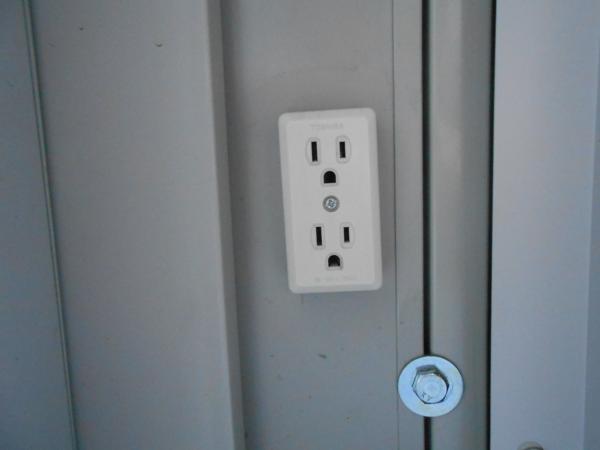 群馬県館林店/展示場の中古ユニットハウス・プレハブ・コンテナハウスCT-41JG(2.83坪)の各設備のコンセント