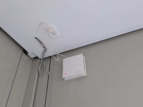 栃木県宇都宮戸祭店/展示場の中古ユニットハウス・プレハブ・コンテナハウスCT-32J(2.16坪)の各設備の換気扇