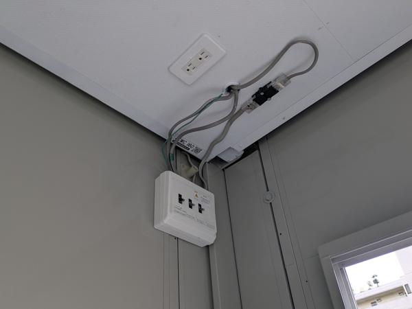 栃木県宇都宮戸祭店/展示場の中古ユニットハウス・プレハブ・コンテナハウスCT-32J(2.16坪)の各設備の分電盤