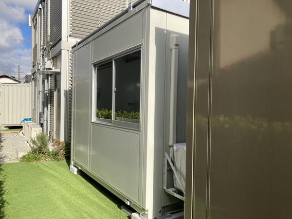 奈良県奈良店/展示場の中古ユニットハウス・プレハブ・コンテナハウスCT-32J(2.16坪)の本体の外観